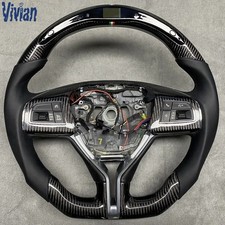 Carbon Fiber Steering Wheel For 2015-2024 Maserati Ghibli Quattroporte Gts
