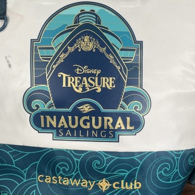 Disney Cruise Line Treasure Inaugural Sailing Castaway Club Bag