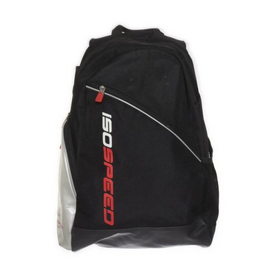 Iso-Speed, Rucksack, Unisex (Erwachsene), Schwarz/Silber/Rot, 30, 15 #vjH