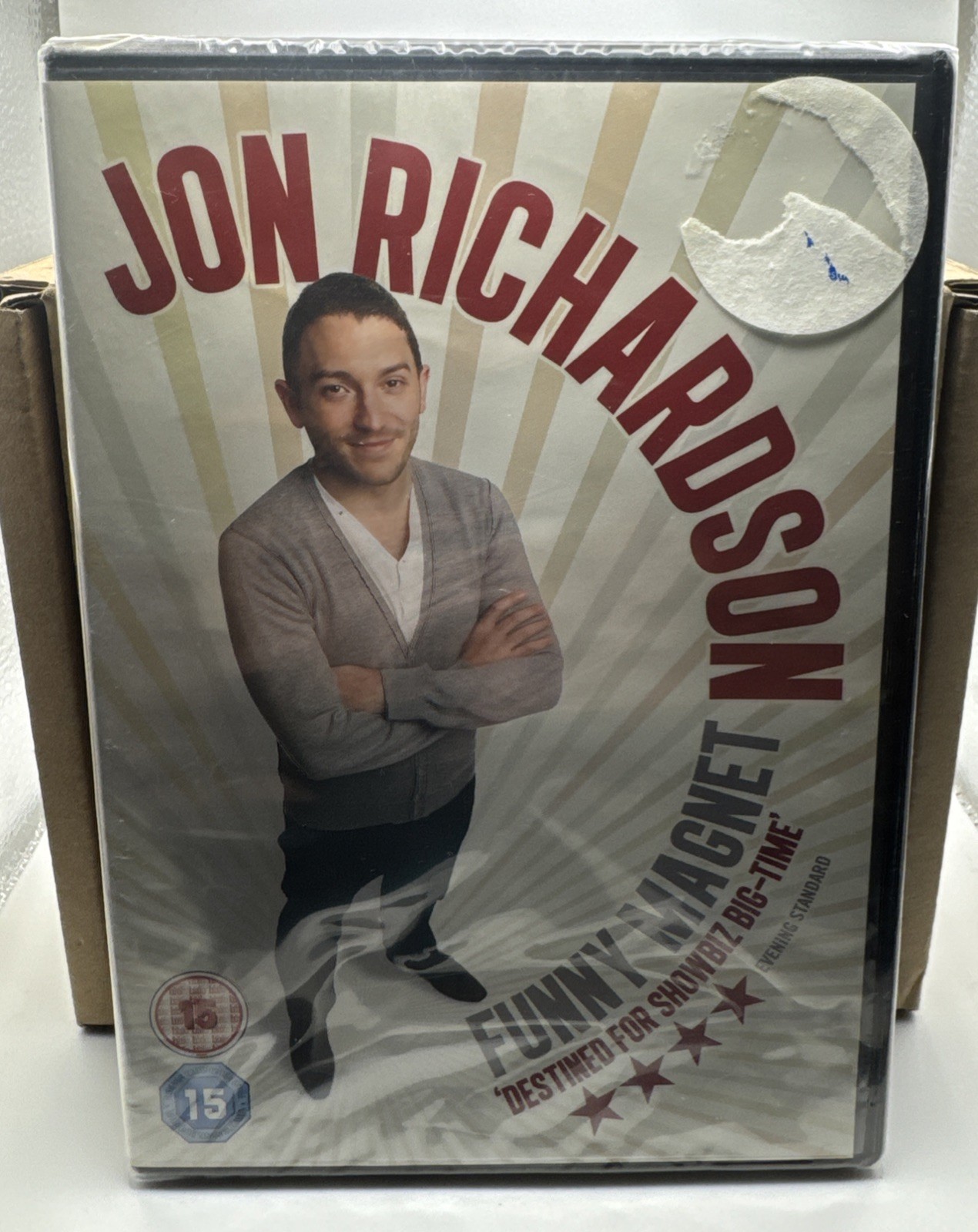 Jon Richardson - Funny Magnet - DVD 2012 Cert 15 - Brand New & Sealed *Free P&P*