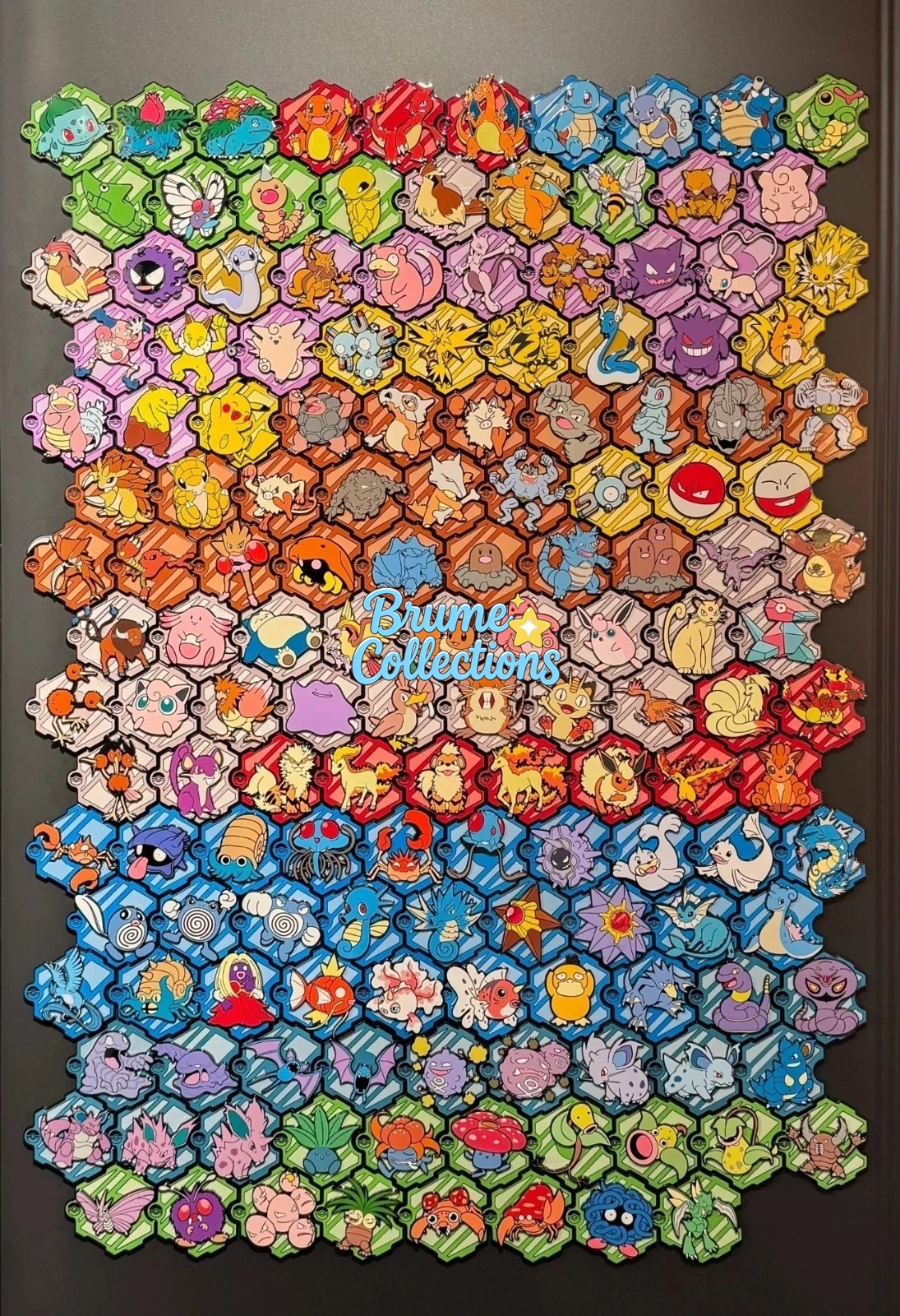 Pokemon TCG S-Chinese Exclusive 151C refrigerator magnet