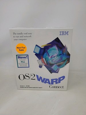 NEW SEALED* IBM OS/2 Warp Connect Version 3 CD-Rom Vintage