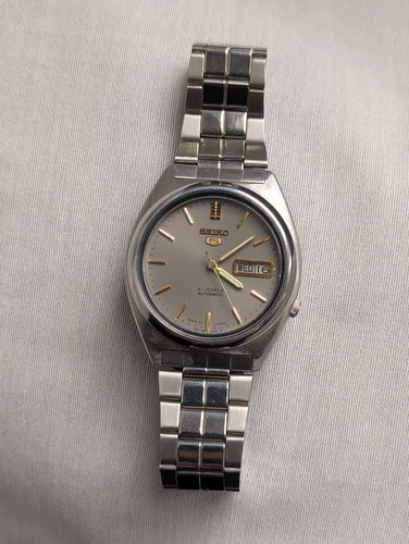 Vintage Seiko 5 Automatic For Overhaul Grey