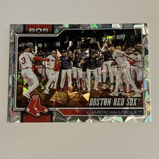 2026 Topps Series 1 Boston Red Sox Team Card  Diamante Foil #198