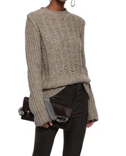 AUTHENTIC RICK OWENS RIBBED YAK SWEATER, SZ S/XS?