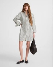 Madewell Tucked Mini Shirtdress NWT Size 2