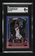 2022 Panini One and One Rookies Blue 16/40 Christian Koloko #149 SGC 9 MINT 2u3