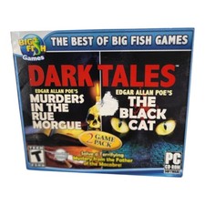 Dark Tales 2 Game Pack Murders in the Rue Morgue & The Black Cat PC CD ROM Game