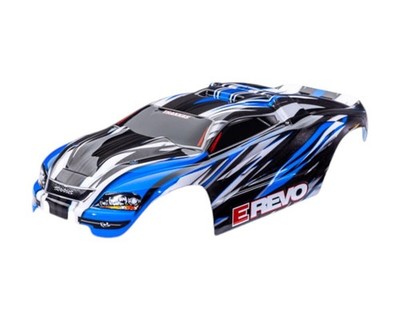 Traxxas Karosserie E-Revo 1/16 blau TRX7115-BLUE Traxxas E-Revo VXL 1/16, ...