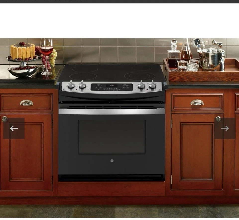 JD630STSS NUEVO GE 30" DROP-IN GlassTop Cocina Eléctrica Negro con Acero Inoxidable Foto 2 de 4