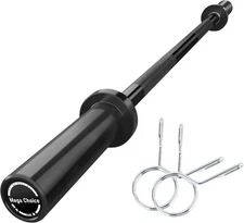 Olympic Barbell 47in Weight Bar Powerlifting 500lbs Capacity Bar