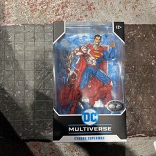 McFARLANE TOYS DC MULTIVERSE NEW 52 CYBORG SUPERMAN IN HAND  DC COMICS FIGURE