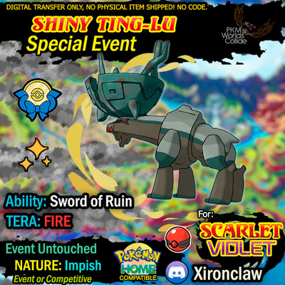 Shiny Ting-Lu Event   | Untouched & Competitive Build | Pokémon Scarlet Violet