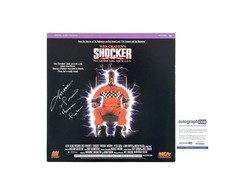 Shocker Autographed Signed LaserDisc Mitch Pileggi Horace Parker Horror Movie