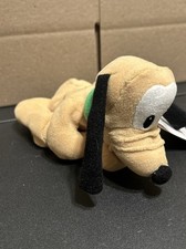 Disney Store Mini Bean Bag Pluto Plush 8"
