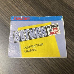 Cartucho de juego Batman: Return of the Joker Nintendo NES + Manual - Uso cosm&eacute;tico