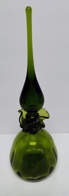 MCM Blenko Glass Style Decanter Bottom Pontil Pre-owned Carefully Handled Nice