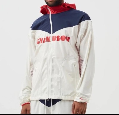 Nike x Gyakusou Gira 3-Layer White Running Men's Size Small Jacket CU0103-133