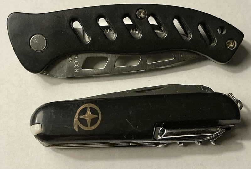 (2) Knives  4 -1 Price Multi Purpose Knife And 1 Flying Falcon Knife included
