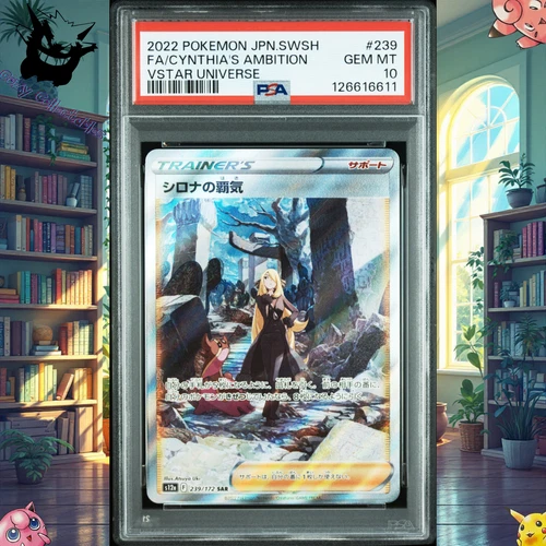 PSA 10 Cynthia's Ambition 239/172 SAR S12a VSTAR Universe Japanese Pokemon Card