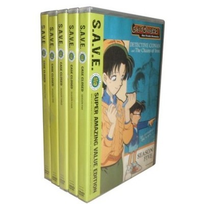 Case Closed: Complete Series Collection [Detective Conan Seasons 1-5] Sealed!