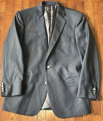 Brooks Brothers Explorer Regent Fit 40S Navy Blue Blazer Metal Buttons