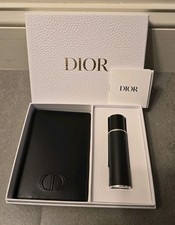 DIOR VIP Passport Case and Sauvage Travel Perfume Gift Set NEW