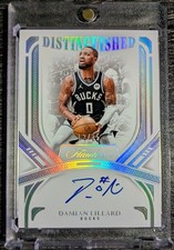 DAMIAN LILLARD 2024-25 FLAWLESS DISTINGUISHED AUTOGRAPH SILVER AUTO /25 DAU-LIL