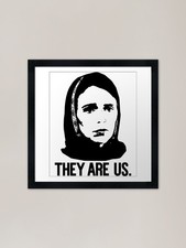 THEY ARE US Jacinda Ardern Prime Mi Framed Wall Art Poster Canvas Print Picture