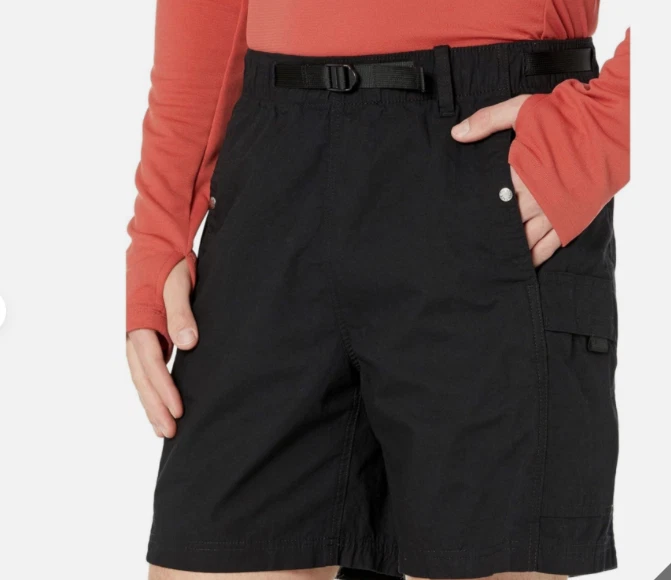 The North Face Men’s Cargo Shorts Ripstop Belted Outdoor Hiking Black L