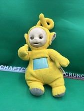 Vintage 1998 Teletubbies Talking 16" LALA Yellow Plush Doll Tested needs clean