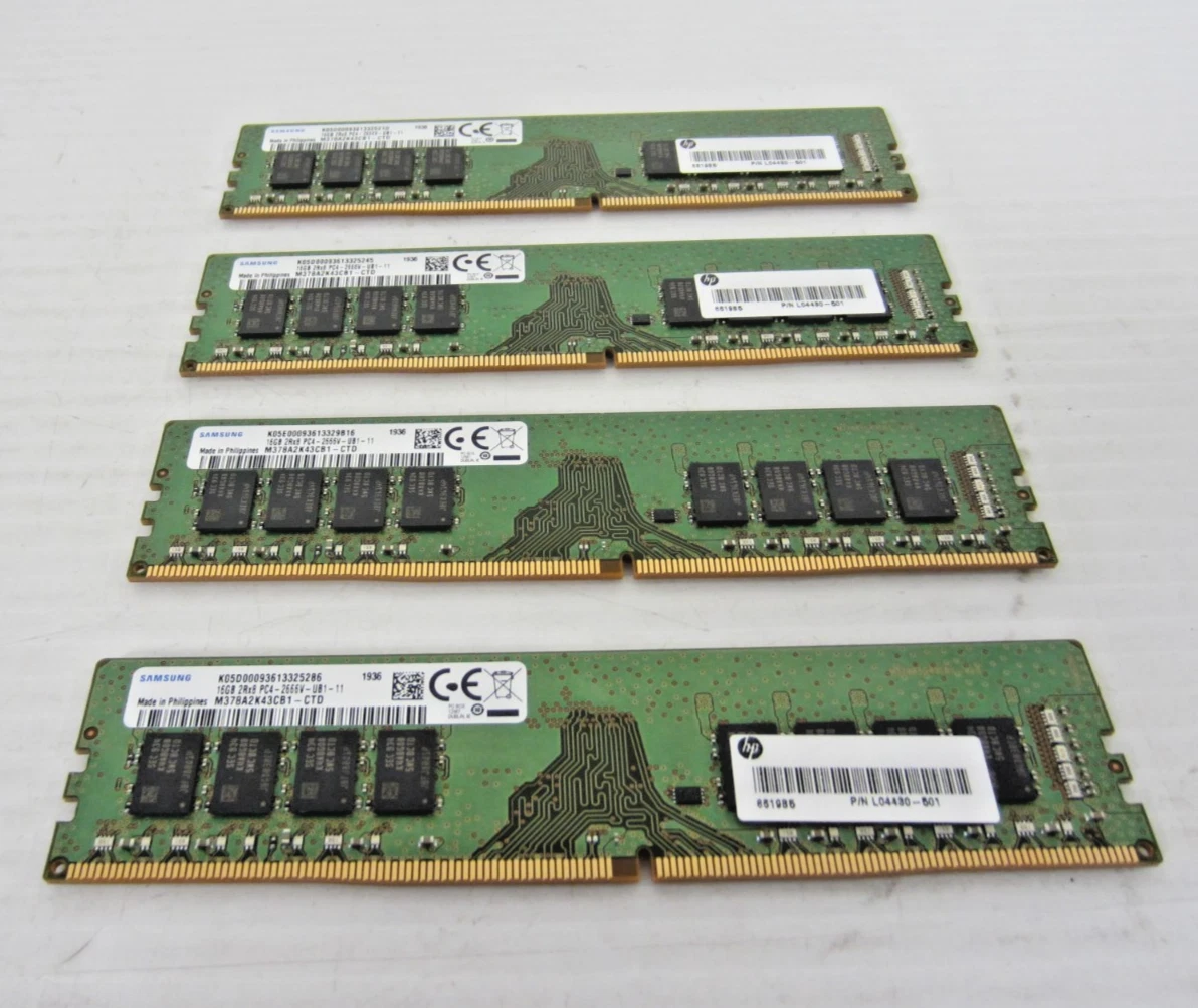 Samsung DDR4 64GB メモリ 2666V-UB1-11 動作品 Samsung DDR4 SDRAM 64 GB Total Capacity Memory (RAM) for sale | eBay