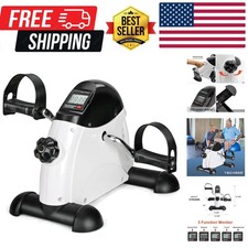 Under Desk Bike Pedal Exerciser Portable Home Exercise Bike Pedal Exerciser F...