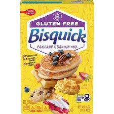 Betty Crocker Bisquick Gluten Free Pancake and Waffle Mix, 16 Ounce, Pack of 6