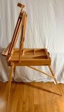 Adjustable French Easel with Drawer  Palette/10 new Brushes/ Studio-New