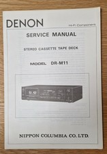 DENON DR-M11 original service manual - cassette deck