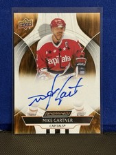 2024-25 UD ENGRAINED ICONS THE ALUMNI AUTOGRAPH Mike Gartner