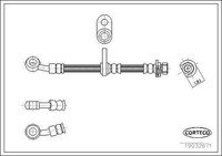 Corteco Bremsschlauch Links, Vorderachse Links FüR Honda