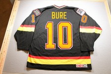 Pavel Bure Vancouver Canucks 94 Stanley Cup Jersey CCM Large Triple Patched MIC