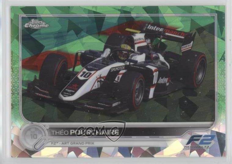 2022 Chrome Sapphire Edition Formula 1 Green Refractor 46/75 Theo Pourchaire 0s2