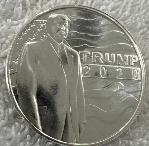 Trump 2024 Donald Trump 45th President 1OZ .999 Fine silver Round Rare Antiqued