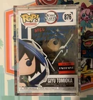 Funko Pop! Demon Slayer: Giyu Tomioka #876 Signed w/ Popshield Hard Protector