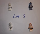 Lego Star Wars Minifigures Lot 3 **SEE DESCRIPTION **