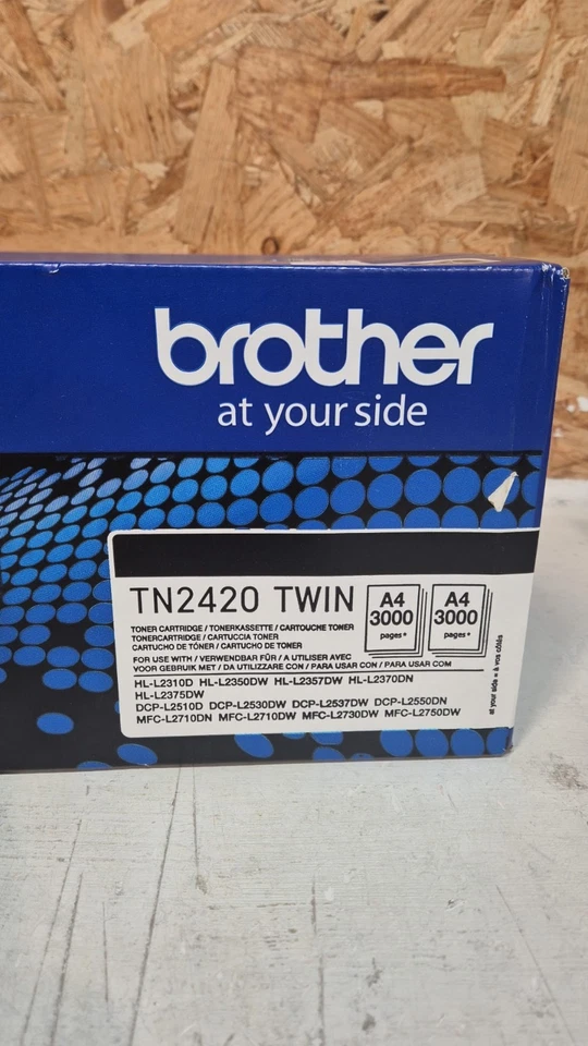 Brother TN-2420TWIN Toner Cartridge, Black, Twin Pack, High Yield,  - Image 2 of 4
