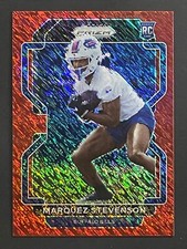 2021 Prizm Marquez Stevenson Red Shimmer Prizm Rookie RC /35 Bills M250