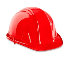 Msa Safety C217095 Front Brim Hard Hat, Type 1, Class E, Ratchet (4-Point), Red