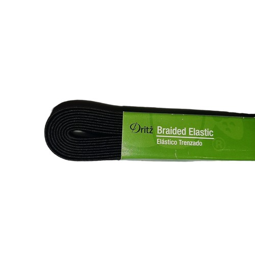 Dritz 1" Braided Elastic 1 in x 3 yards Black, 9535-B NEW (Lot Of 18) - Picture 6 of 7