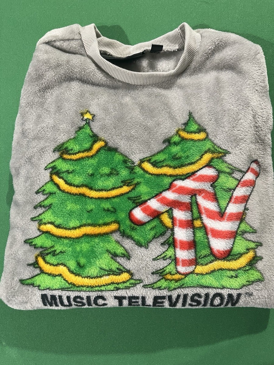 MTV Music Television Christmas Ugly Sweater Size Womens Medium M