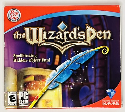  Pop Cap The Wizard's Pen PC CD-ROM Game (2008) - TESTED 