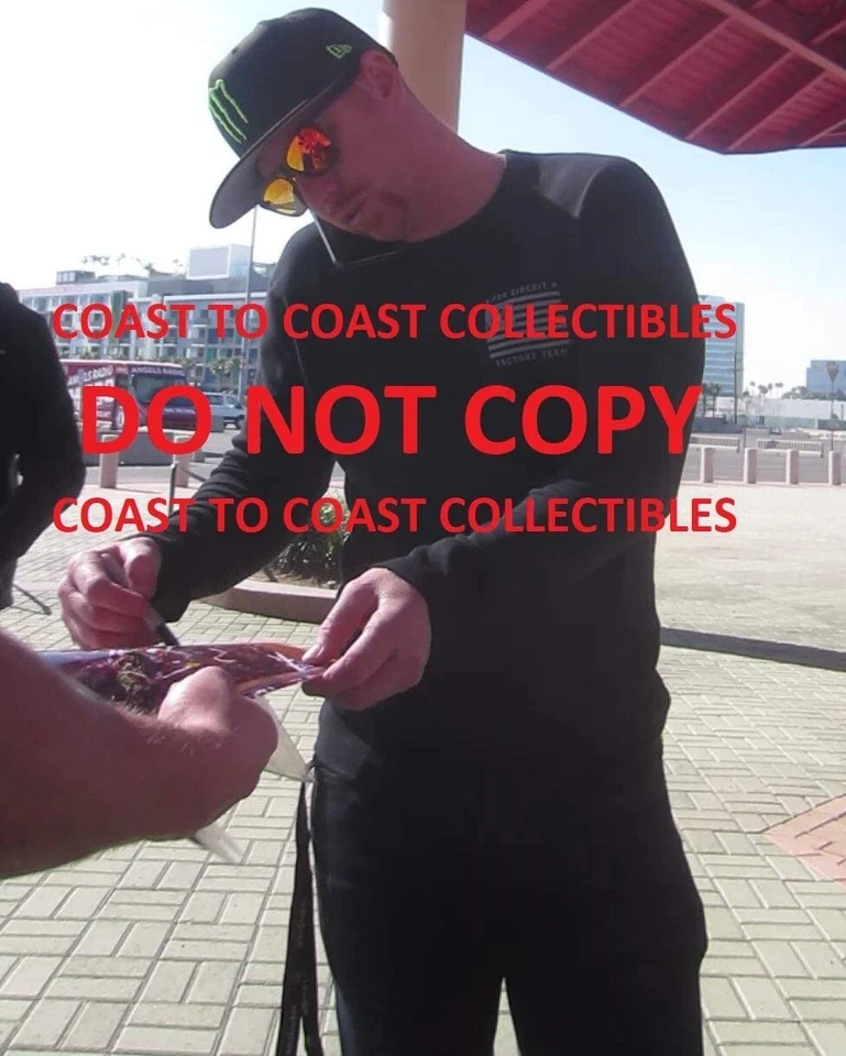 Ryan Villopoto, Supercross, Motocross, firmado autografiado, foto 8x10. Foto 2 de 2